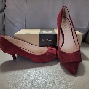 Red Le Chateau Heel Shoes Size 8